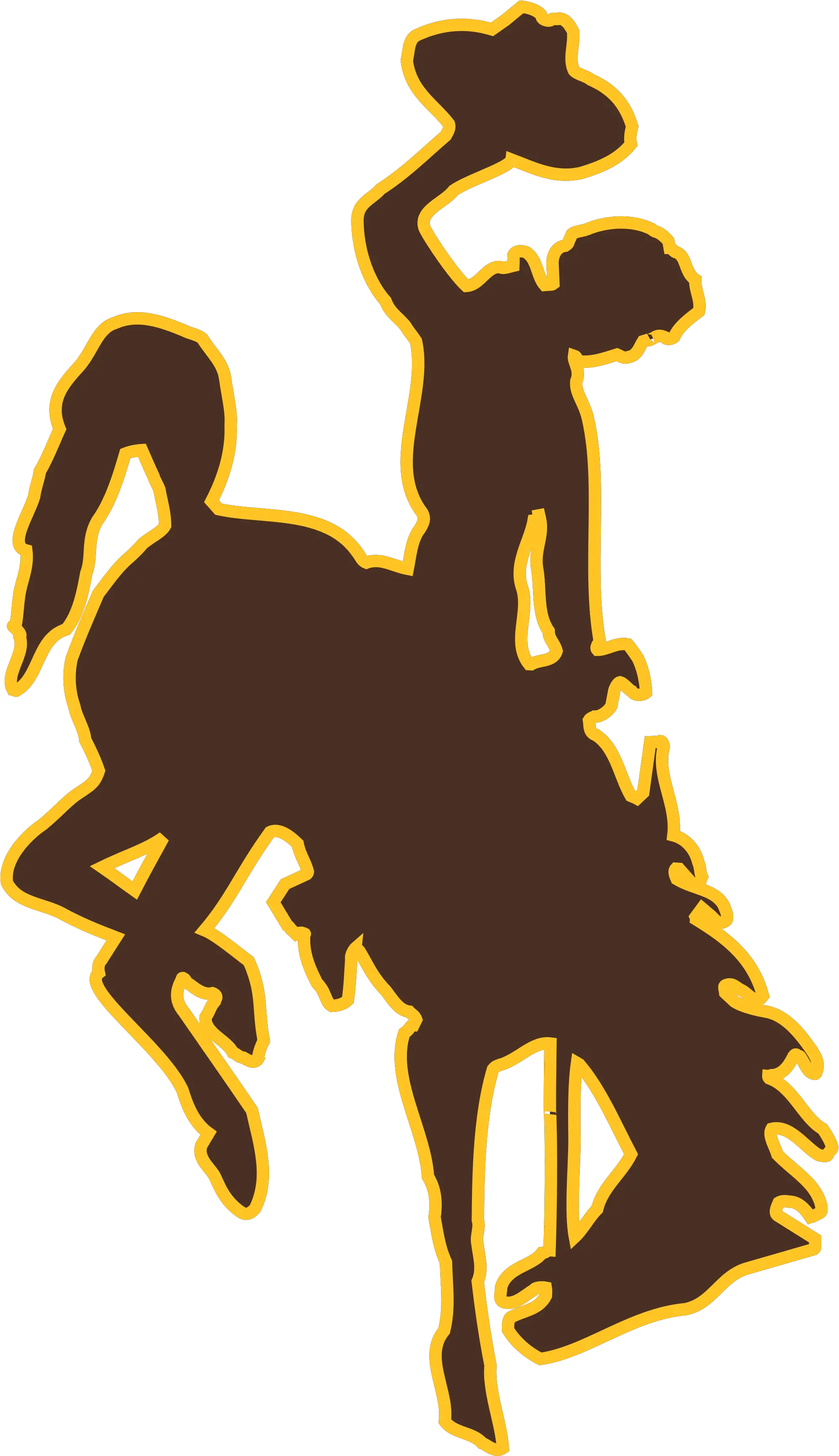 Broncos Vector Stencil Transparent U0026 Png Clipart Free University Of Wyoming Logo Broncos Logo Png