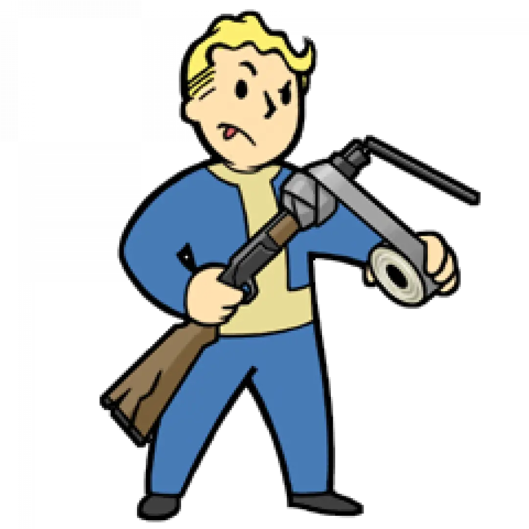 Jury Rigger Fallout 4 Vault Boy Png Clipart Full Size Fallout New Vegas Perks Pip Boy Png