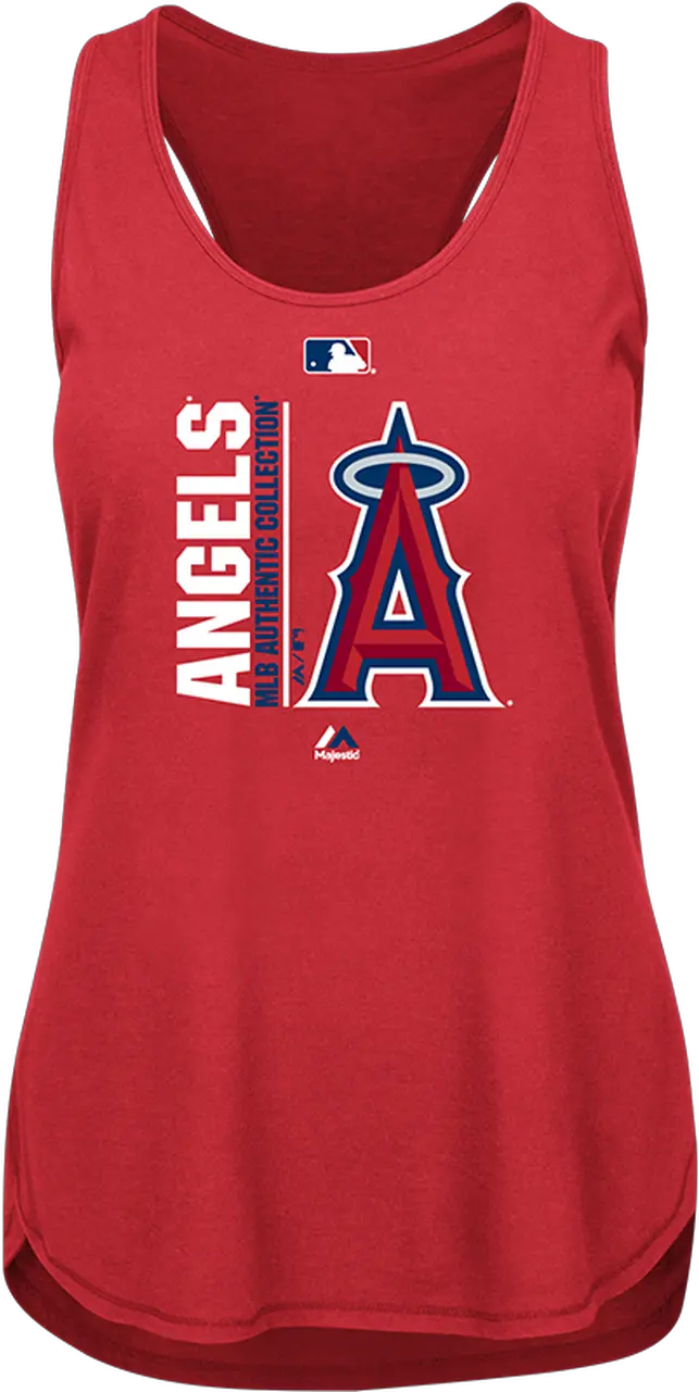 Los Angeles Angels Ladies Team Icon Tank Top Shirt Angels Png Los Angeles Icon