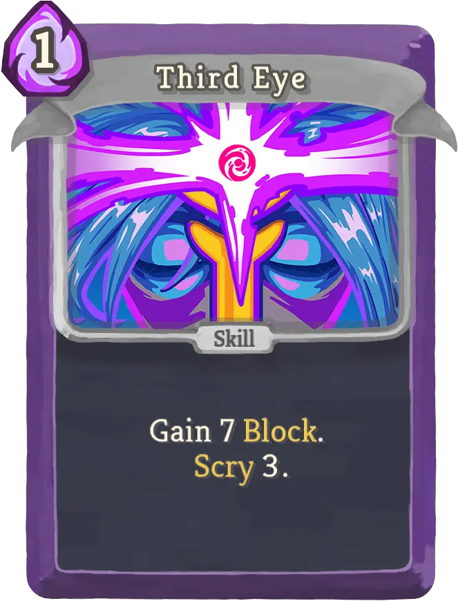 Third Eye Slay The Spire Cards Png Third Eye Png