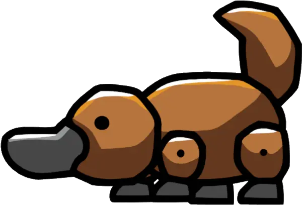 Duck Billed Platypus Png Image Scribblenauts Animals Png Platypus Png