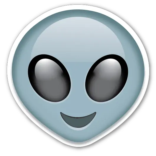 Alien Happy Emoji Sticker Sticker By Kat Png Tumblr Emoji Happy Emoji Transparent