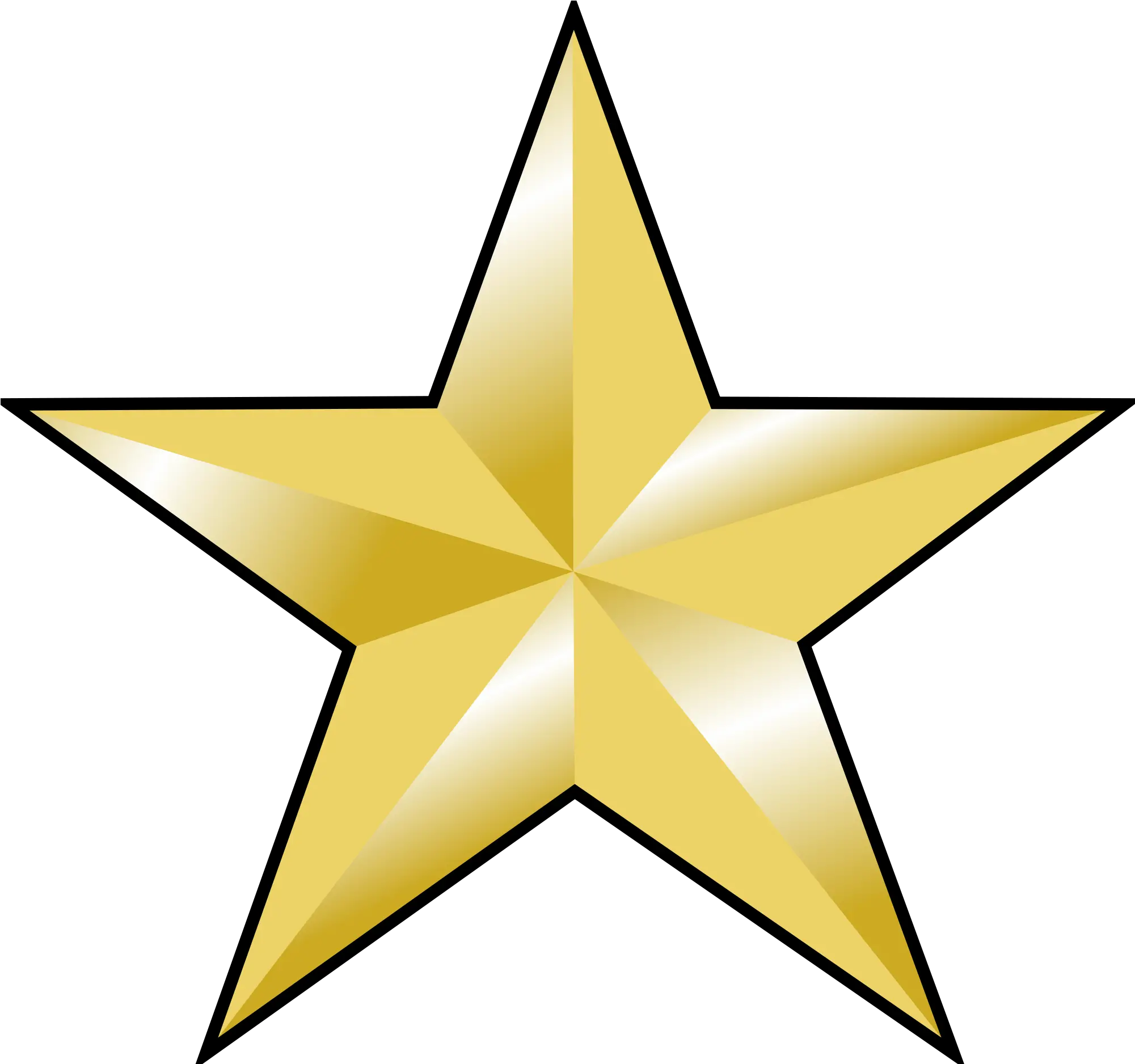 Download Estrellas Doradas Vector Png 1 Star General Rank Estrellas Png