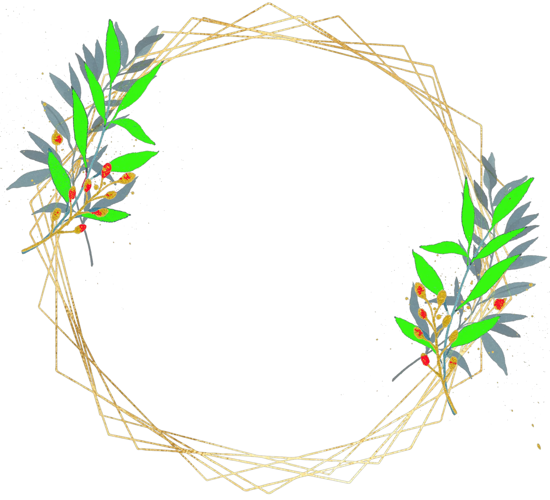 Wreath Png Free Stock Photo Decorative Wreath Transparent Background