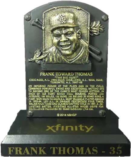 Awards And Figurines Promotional National Baseball Hall Of Fame And Museum Png Plaque Png