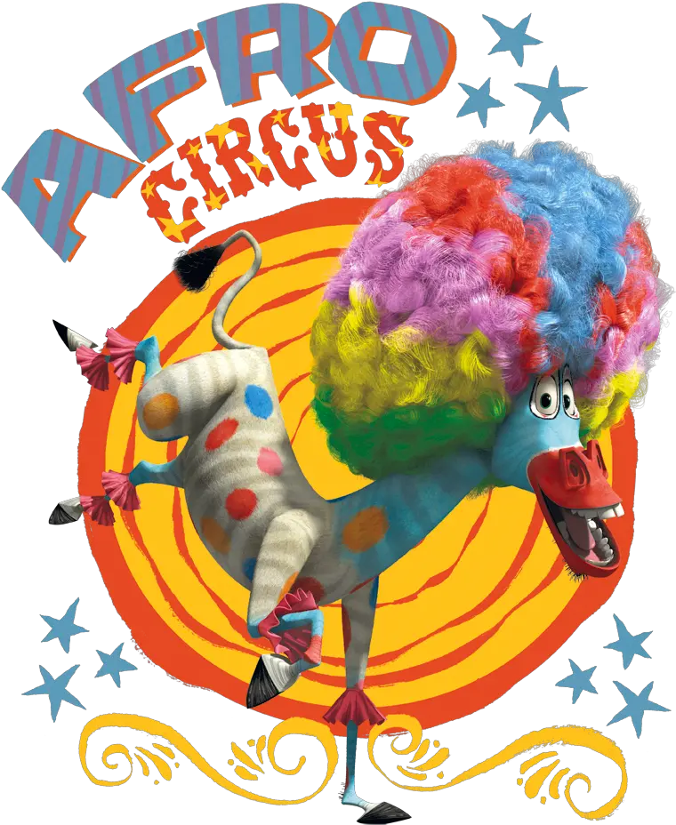 Madagascar Png Product Image Alt Madagascar Afro Circus Madagascar Most Wanted Afro Transparent