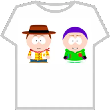 South Park Sheriff Woody And Buzz Lightyear Roblox Cartoon Png Woody And Buzz Png