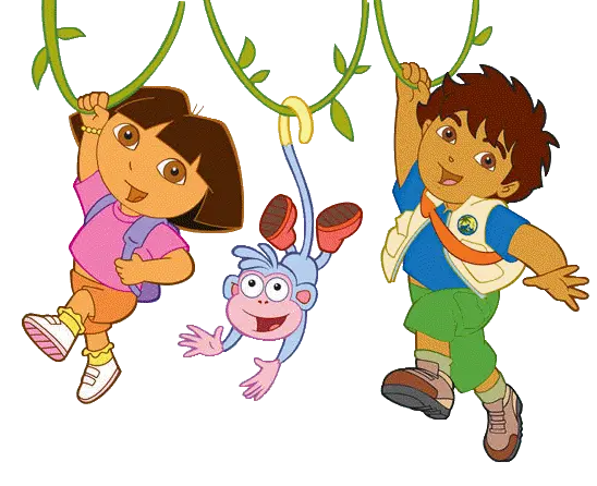 Dora Diego And Boots In The Jungle Png Dora Diego And Boots Jungle Png