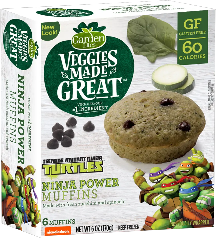 Ninja Power U2014 Veggies Made Great Garden Lites Veggies Made Great Blueberry Muffins Png Tmnt Png