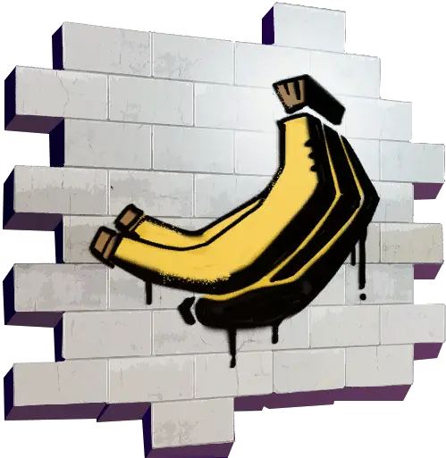 Uncommon Bananas Spray Fortnite Cosmetic Tier 70 S7 Png Bush