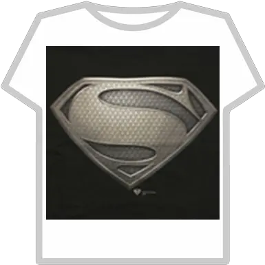 Superman Manofsteellogoblacktshirt7 Roblox Roblox T Shirt Hack Png Man Of Steel Logo Png