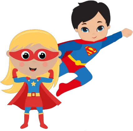 Superhero Png Pic Superhero Girl And Boy Superhero Png