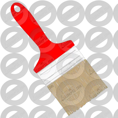 Paintbrush Stencil For Classroom Therapy Use Great Ice Cream Png Paintbrush Clipart Transparent