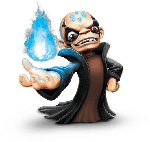 Skylanders Kaos Blue Flame In Hand Skylanders Kaos Png Blue Flame Transparent