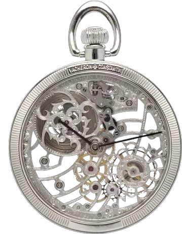 Vacheron Constantin Skeletonized Platinum Pocket Watch Pocket Watch Png Pocket Watch Png