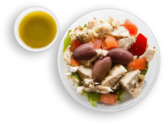Greek Chicken Salad Shaker Bowl Png Salad Transparent