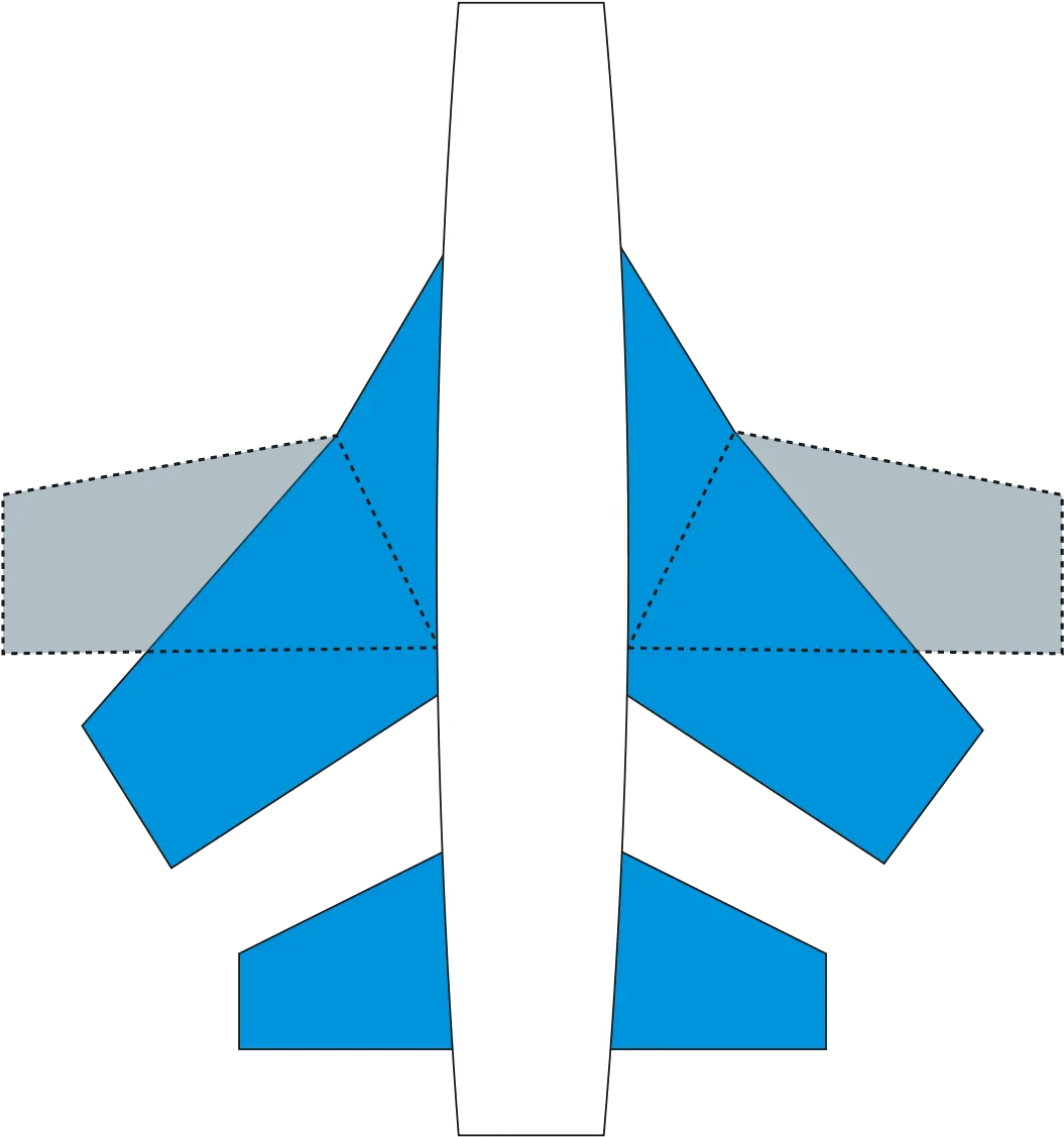 Fileala En Flecha Variablesvg Wikimedia Commons Tipos De Asas De Avião Png Flecha Png