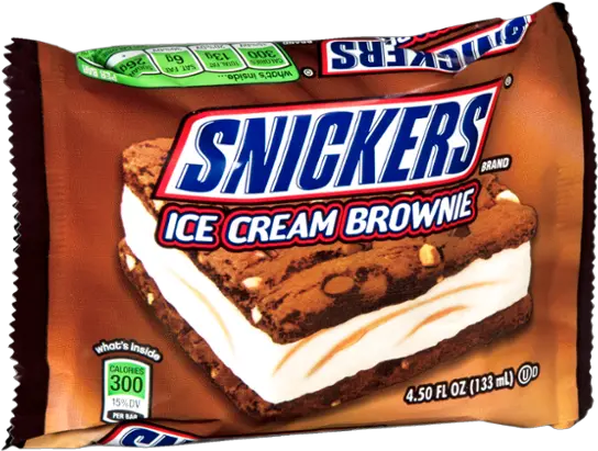 Snickers Ice Cream Brownie Snickers Png Snickers Transparent