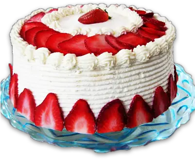 Strawberry Cake Strawberry Topped Cake Ideas Png Transparent Strawberry