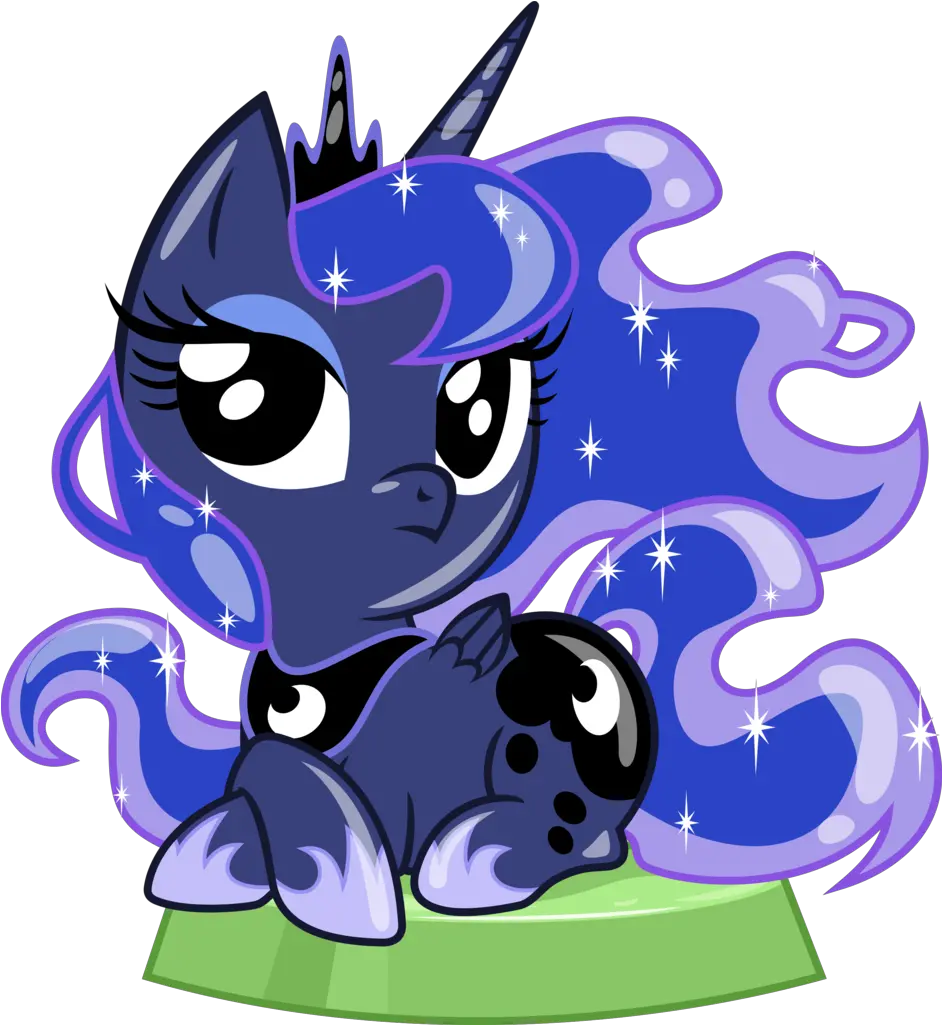 1805690 Alicorn Artistphucknuckl Cute Female Mare My My Little Pony Pocket Ponies Princess Luna Png Luna Transparent Background