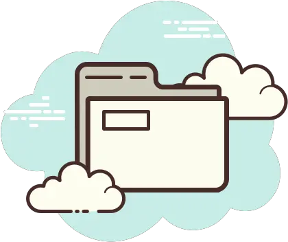 Folder Icon In Cloud Style Cute Travel Icon Png Google Drive Folder Icon