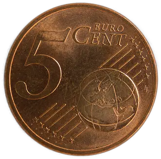 Cent Euro Coin Solid Png Cent Png