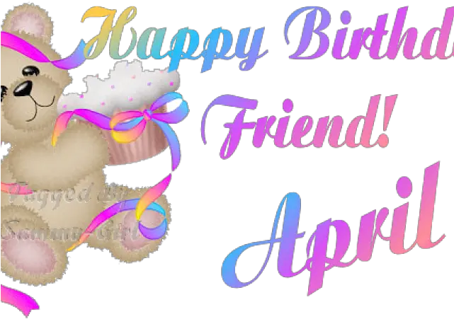 Happy Birthday Clipart April Happy Birthday April Png April Png