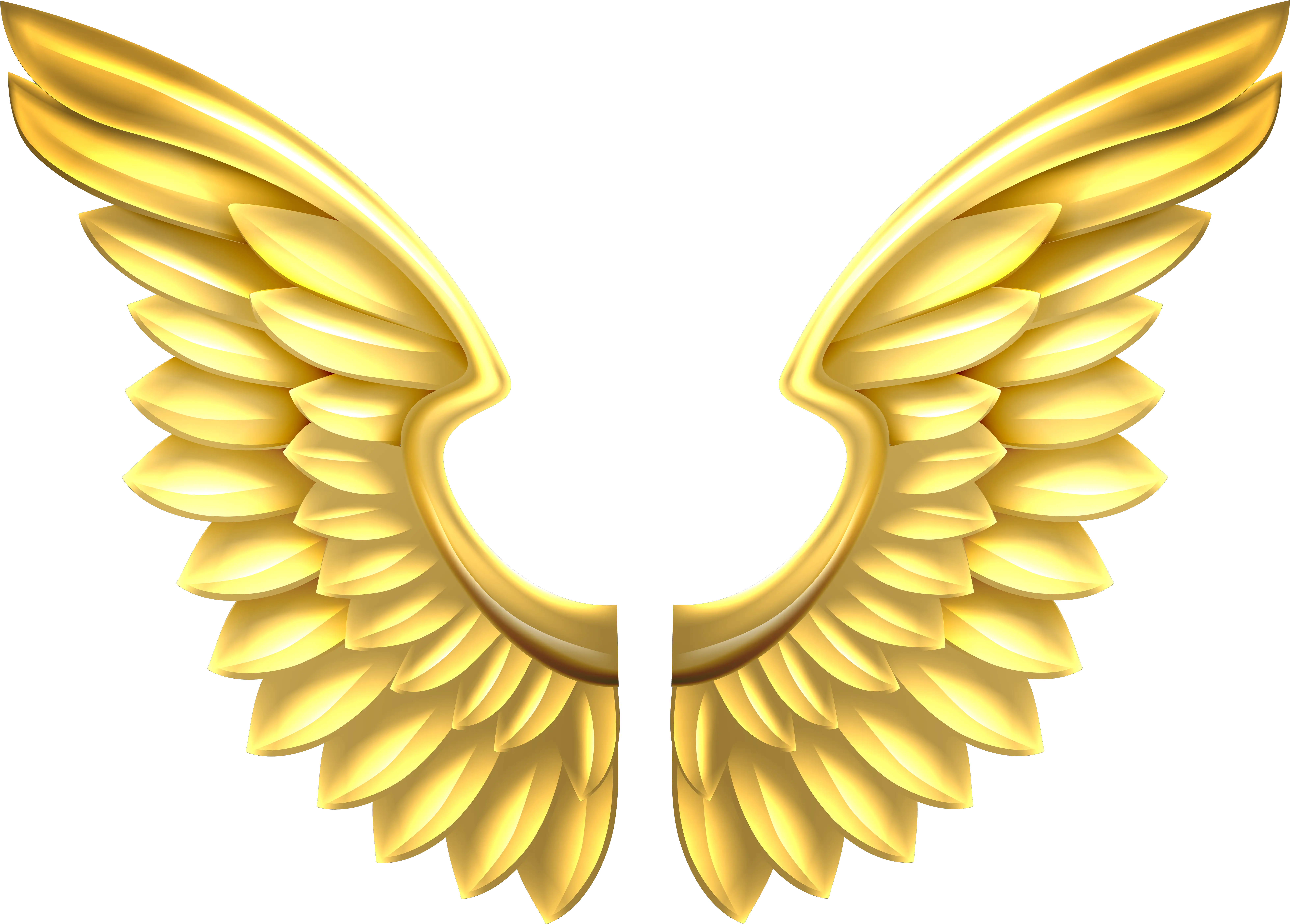 Gold Wings Transparent Png Clip Art Wing
