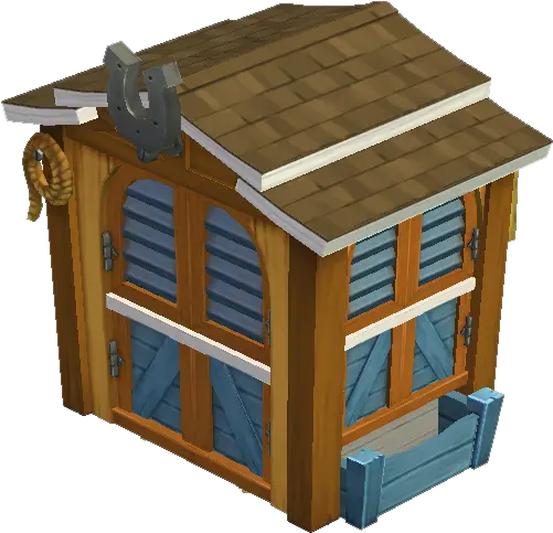 Horse In Stable Doghouse Png Stable Png