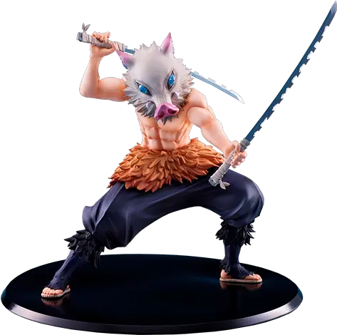 Inosuke Hashibira Figure Demon Slayer Inosuke Statue Png Demon Slayer Png