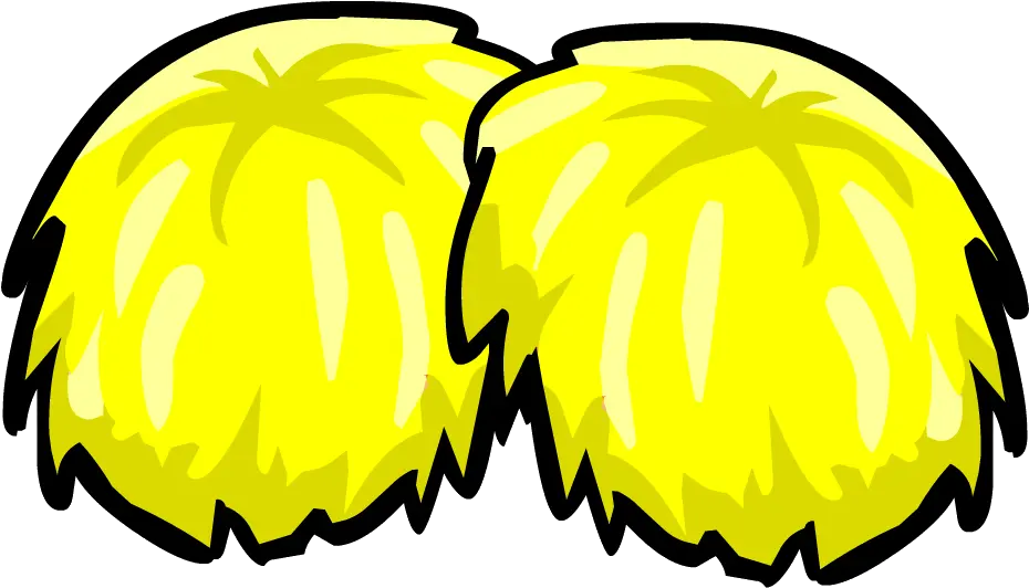 Pom Poms Clipart Png Transparent Yellow Pom Poms Clipart Pom Poms Png