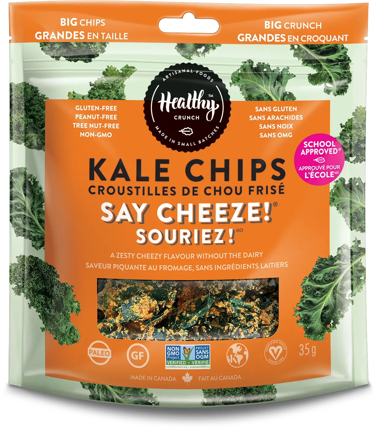 Say Cheeze Kale Chips Ranch Kale Chips Png Kale Png