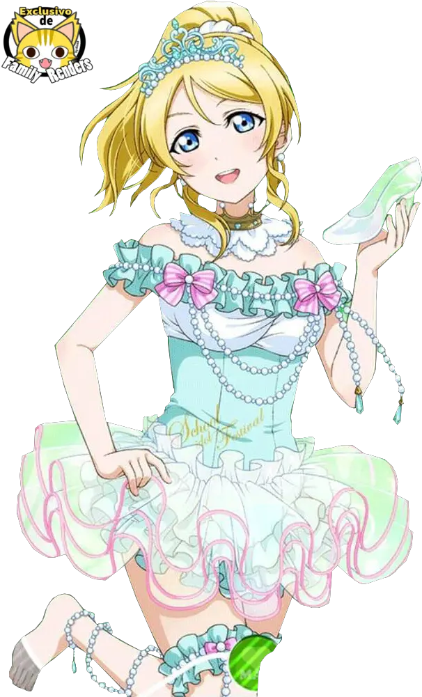 Download Love Live Eli Love Live Eli Ayase Shool Project Cartoon Png Eli Ayase Transparent