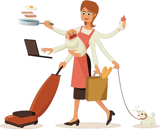 Busy Working Mom Png Transparent Busy Mom Mom Png