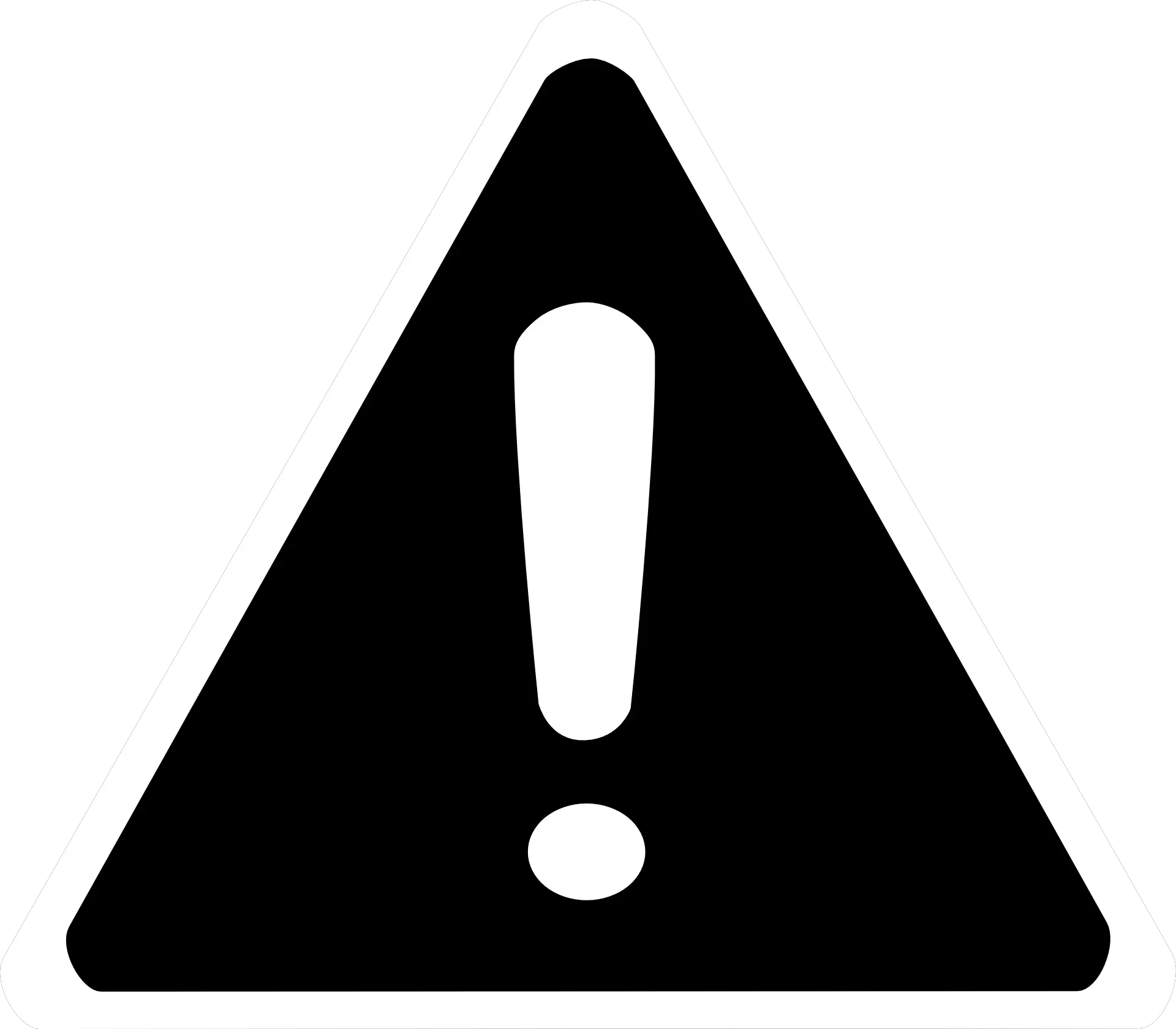 Warning Sign Attention Black Box Warning Sign Png Danger Sign Png