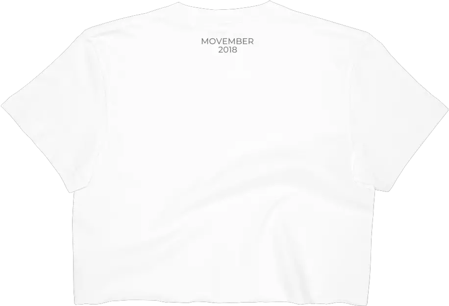 Movember White Crop Top U2014 Horsepower Studio City Ca Active Shirt Png Crops Png