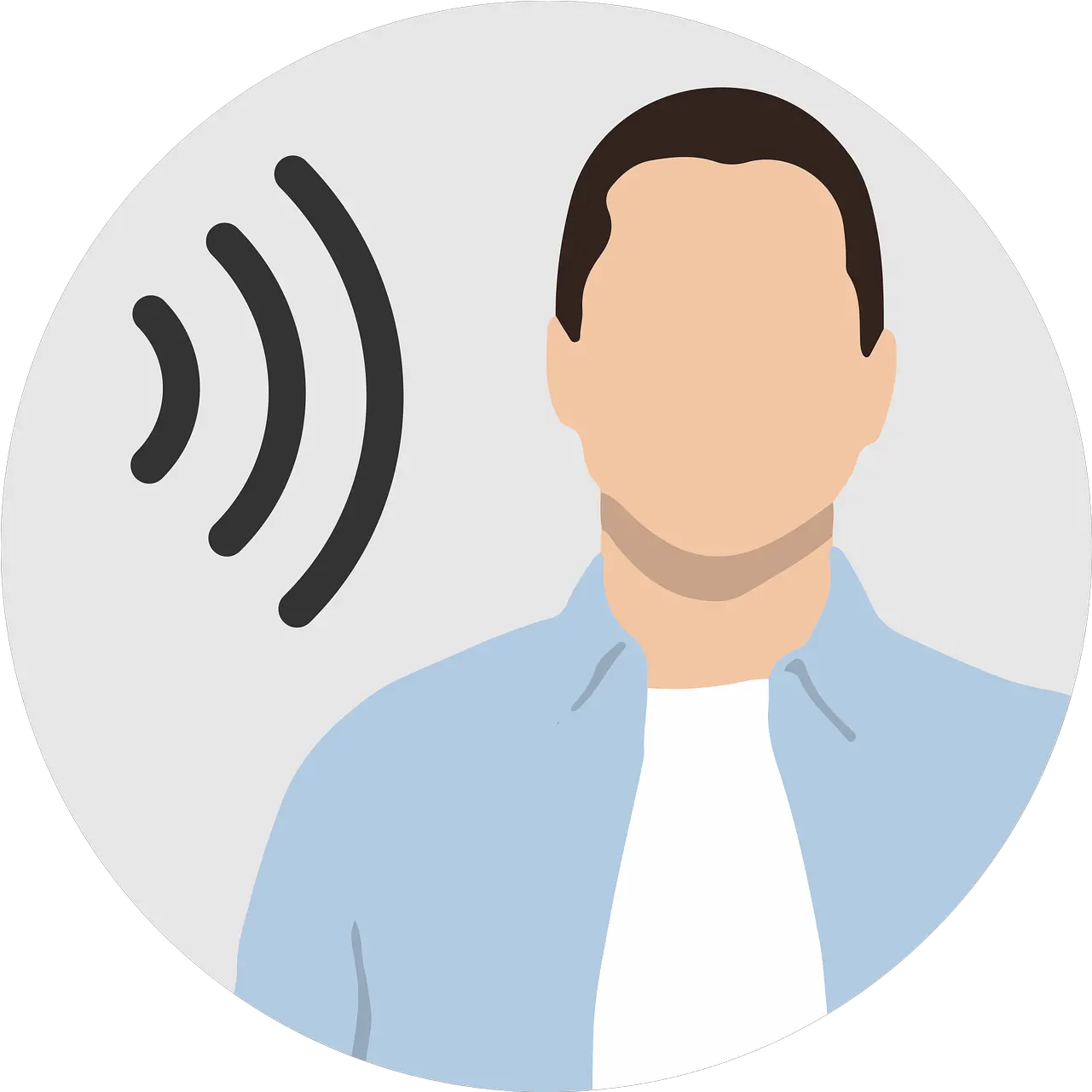 Man Listening Listen Free Vector Graphic On Pixabay Listen Sound Png Listening Png