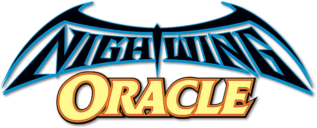 Download Hd Nightwing U0026 Oracle Logo Convergence Nightwing Horizontal Png Oracle Logo Png