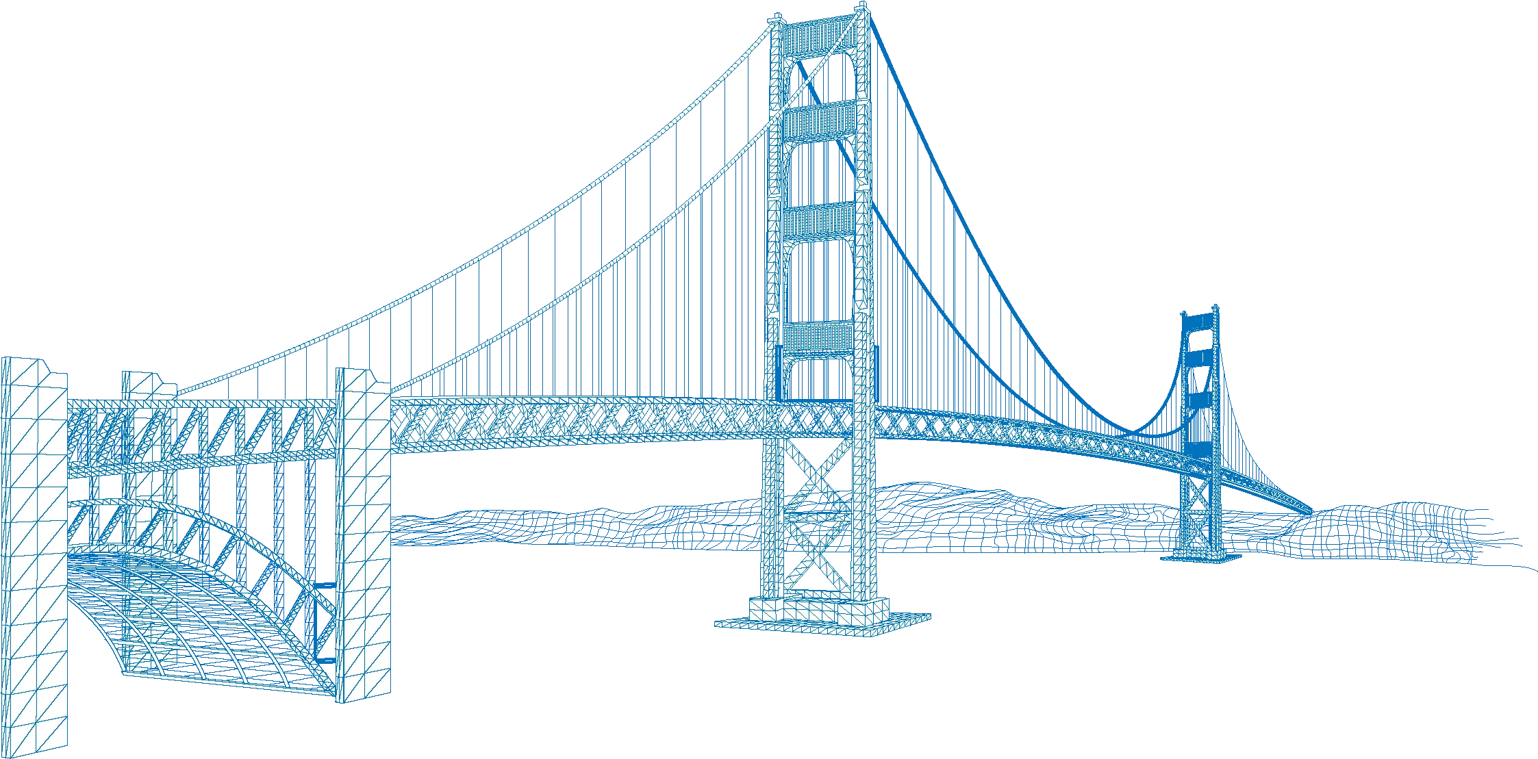 Golden Gate Bridge Eiffel Tower Vector Free Bridge Png Bridge Png