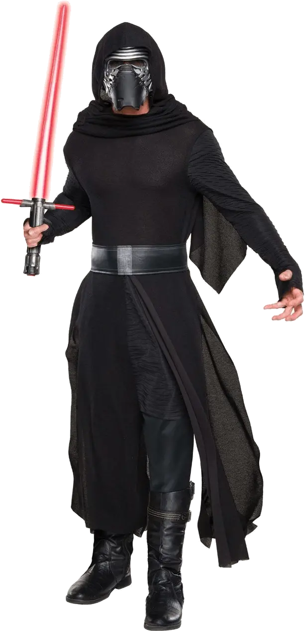 Adult Star Wars Kylo Ren Costume Adult Star Wars The Force Awakens Deluxe Kylo Ren Costume Png Kylo Ren Transparent