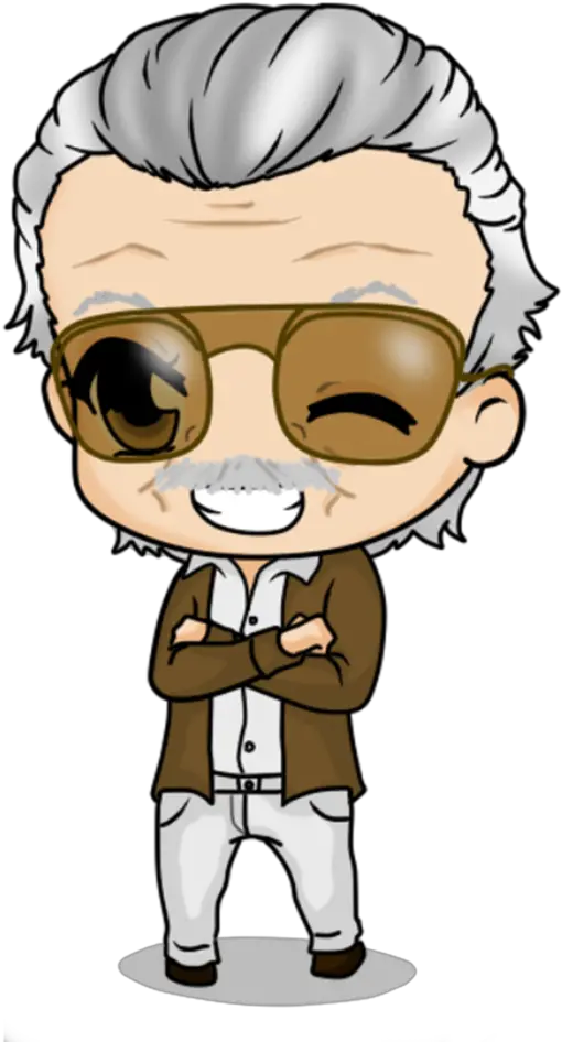 Download Graphic Library Malala Avengers Infinity War Chibi Drawing Png Stan Lee Png