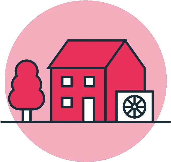 Decarbonising Heat Understanding How To Increase The Appeal House Heat Pump Icon Png Heat Pump Icon