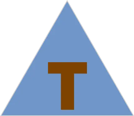 Sea Transport Sections Aamc 1918 Cross Png Blue Triangle Png