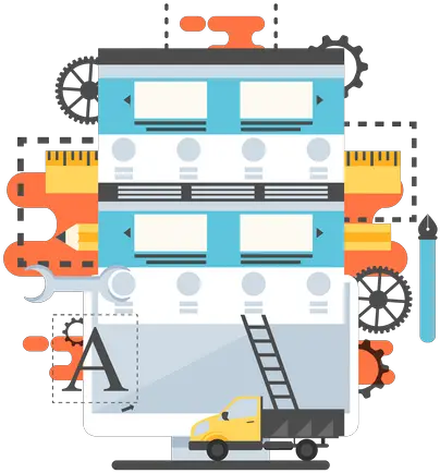 Ux Design Icon Download In Colored Outline Style Vertical Png Ux Icon