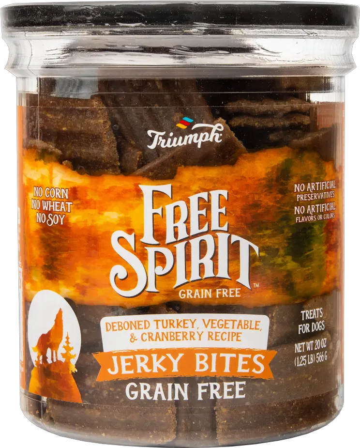 Free Spirit Grain Turkey Vegetable U0026 Cranberry Recipe Triumph Free Spirit Jerky Bites Png Cranberry Png