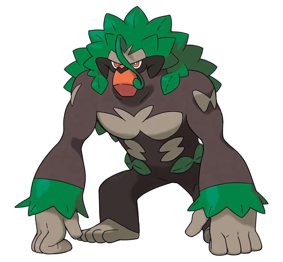 Rillaboom 812 Serebiinet Pokédex Pokemon Rillaboom Png Incineroar Png