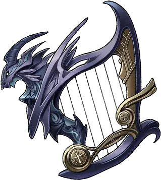 Dragon Harp Of Silence Sinoalice Wiki Gamepress Dragon Harp Png Harp Icon