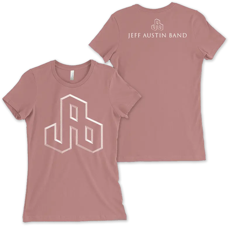 Jeff Austin Band Logo Tee Ladies U2014 Jeff Austin Official Website Png Angular Logo