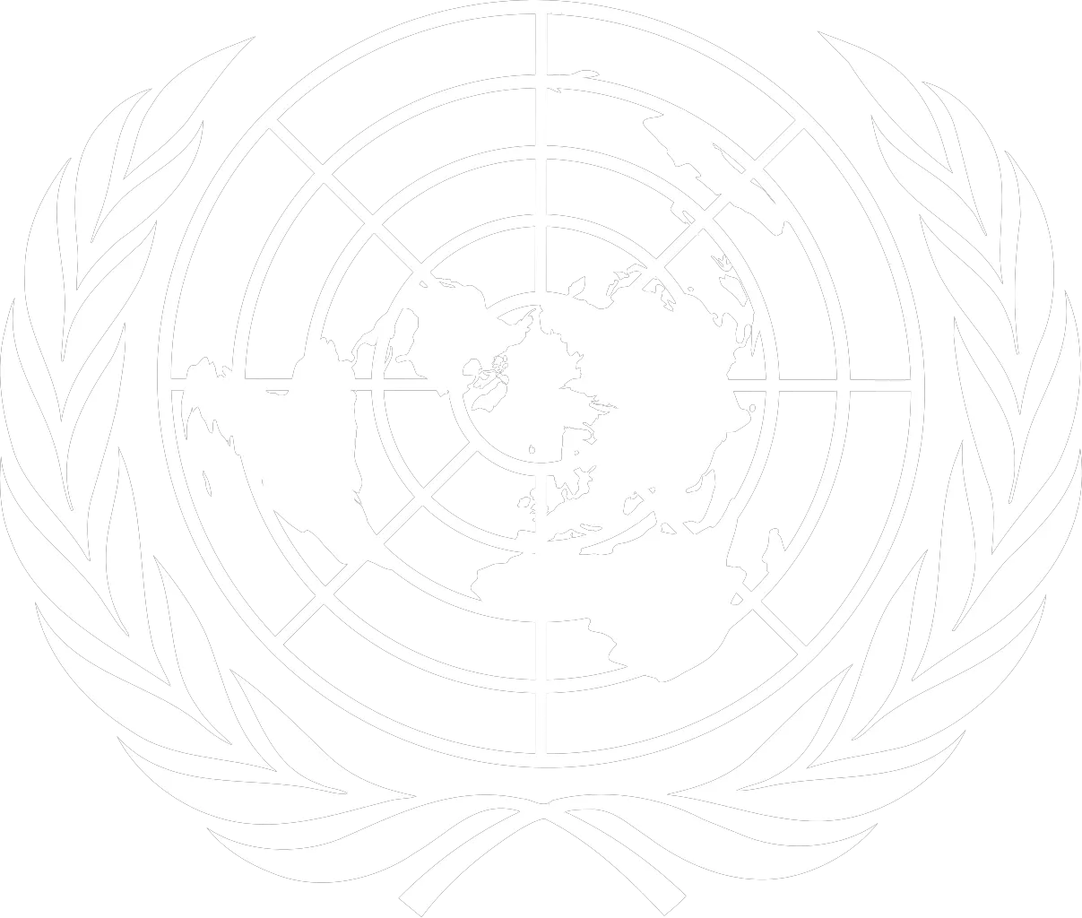 White Un Logo Vectorised Png Clip Arts For Web Clip Arts White United Nations Logo Vectorise Png