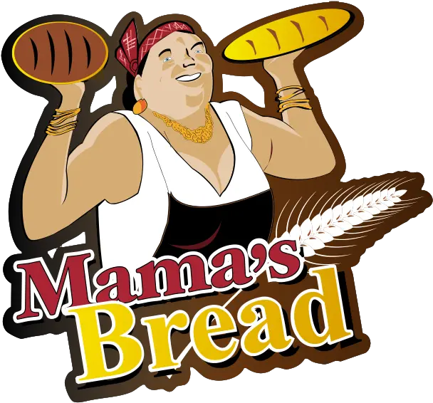 Mamas Bread Illustration Png Bread Logo